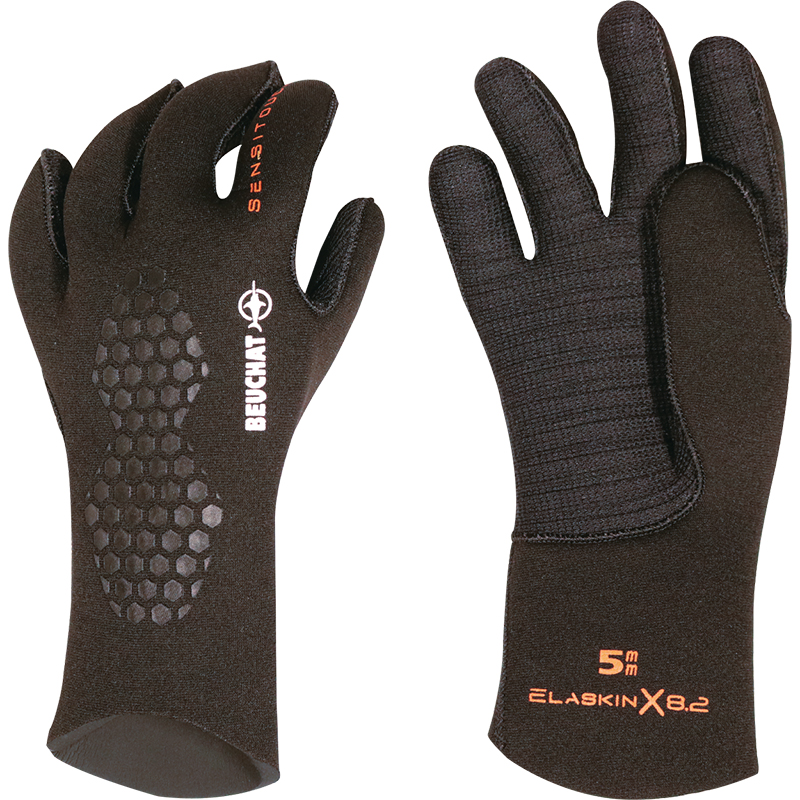 Echipament Spearfishing - Costume Neopren - SIROCCO ELITE 3MM GLOVES - OPEN CELL - BLACK