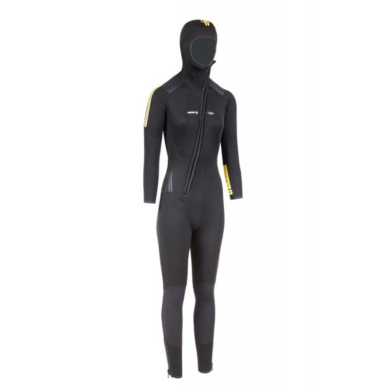 Echipament Scufundari - Costume neopren - 1DIVE WOMAN - COSTUM INTREG DIN NEOPREN CU CAGULA INTEGRATA 5 MM