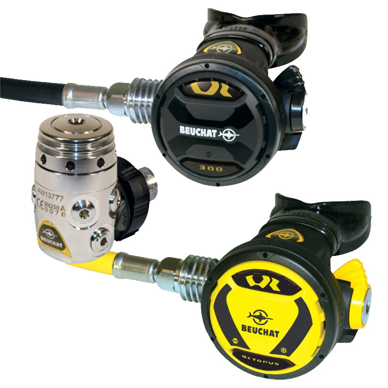 Echipament Scufundari - Regulatoare - SET REGULATOR VR300 DIN (Treapta I + Treapta II + Octopus VR)